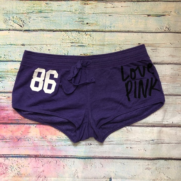 PINK Victoria's Secret Pants - Victoria's Secret PINK Casual Purple Shorts